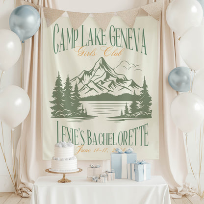 Hiking Bachelorette Banner – Custom Bach Décor | #72