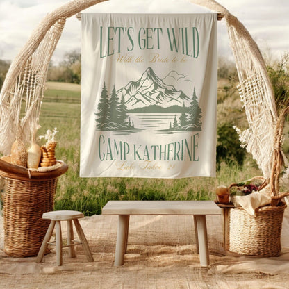 Hiking Bachelorette Banner – Custom Bach Décor | #72