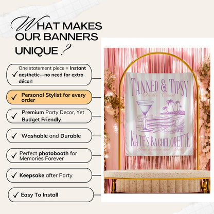 Beach Bachelorette Banner – Custom Bach Décor | #73