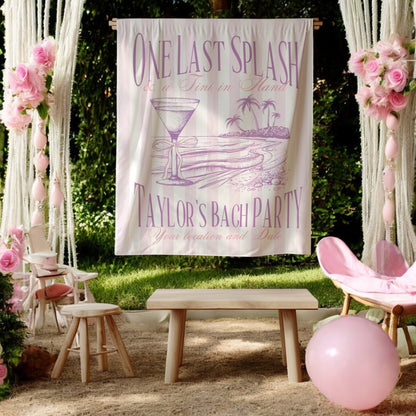 Beach Bachelorette Banner – Custom Bach Décor | #73