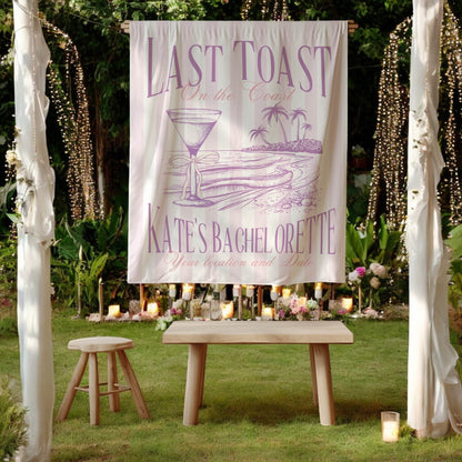 Beach Bachelorette Banner – Custom Bach Décor | #73