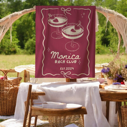 Cocktail Bachelorette Banner – Custom Bach Décor | #74