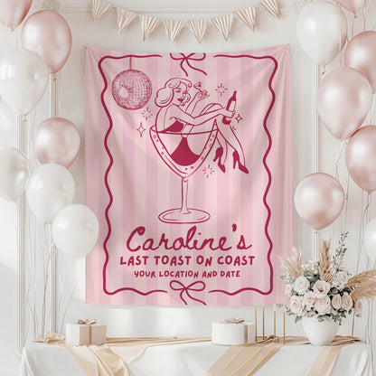 Disco Cocktail Bachelorette Banner – Custom Bach Décor | #75