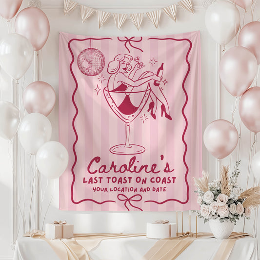 Disco Cocktail Bachelorette Banner – Custom Bach Décor | #75