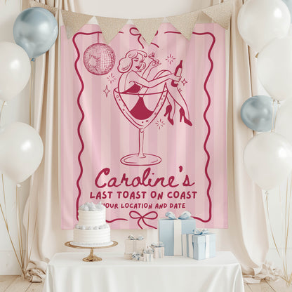 Disco Cocktail Bachelorette Banner – Custom Bach Décor | #75