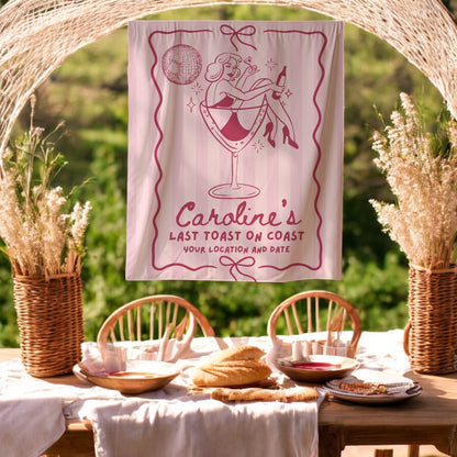 Disco Cocktail Bachelorette Banner – Custom Bach Décor | #75