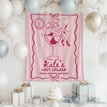Disco Cocktail Bachelorette Banner – Custom Bach Décor | #75