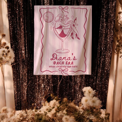 Disco Cocktail Bachelorette Banner – Custom Bach Décor | #75