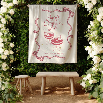 Cocktail Bachelorette Banner – Custom Bach Décor | #77