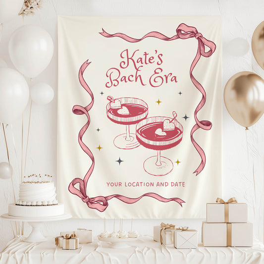 Cocktail Bachelorette Banner – Custom Bach Décor | #77
