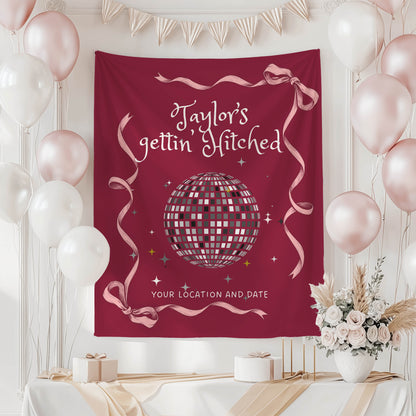 Disco Bachelorette Banner – Custom Bach Décor | #80