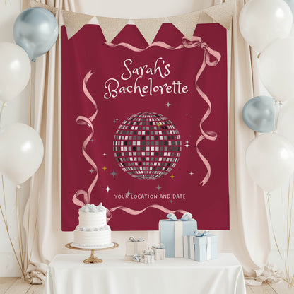 Disco Bachelorette Banner – Custom Bach Décor | #80