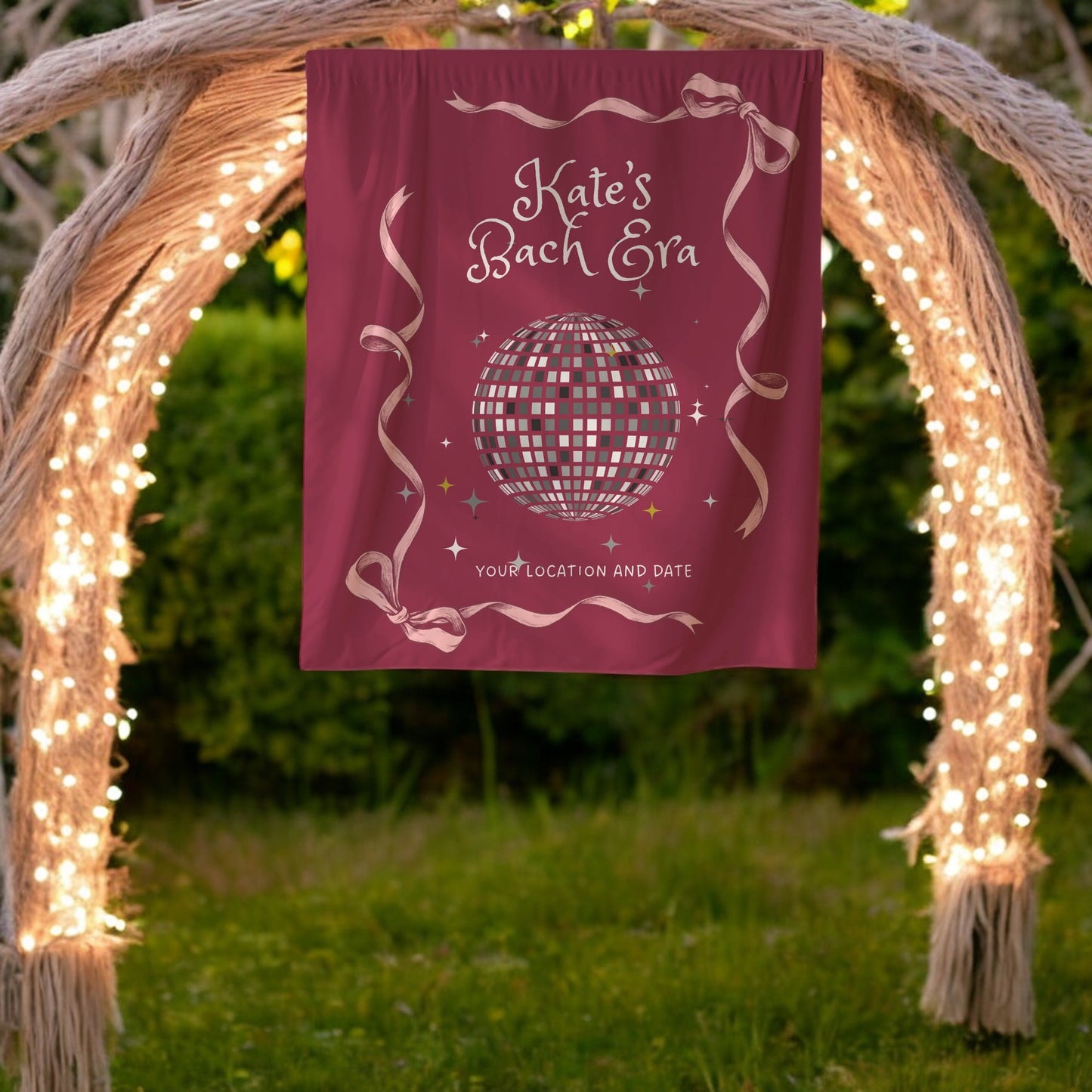 Disco Bachelorette Banner – Custom Bach Décor | #80