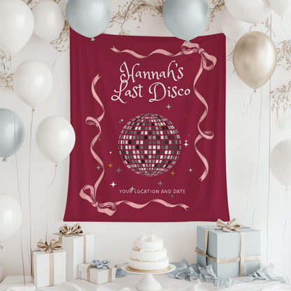 Disco Bachelorette Banner – Custom Bach Décor | #80