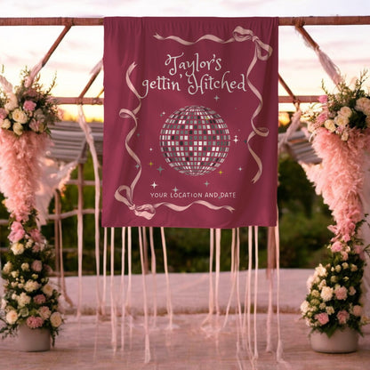 Disco Bachelorette Banner – Custom Bach Décor | #80