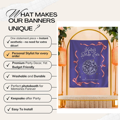 Disco Bachelorette Banner – Custom Bach Décor | #81