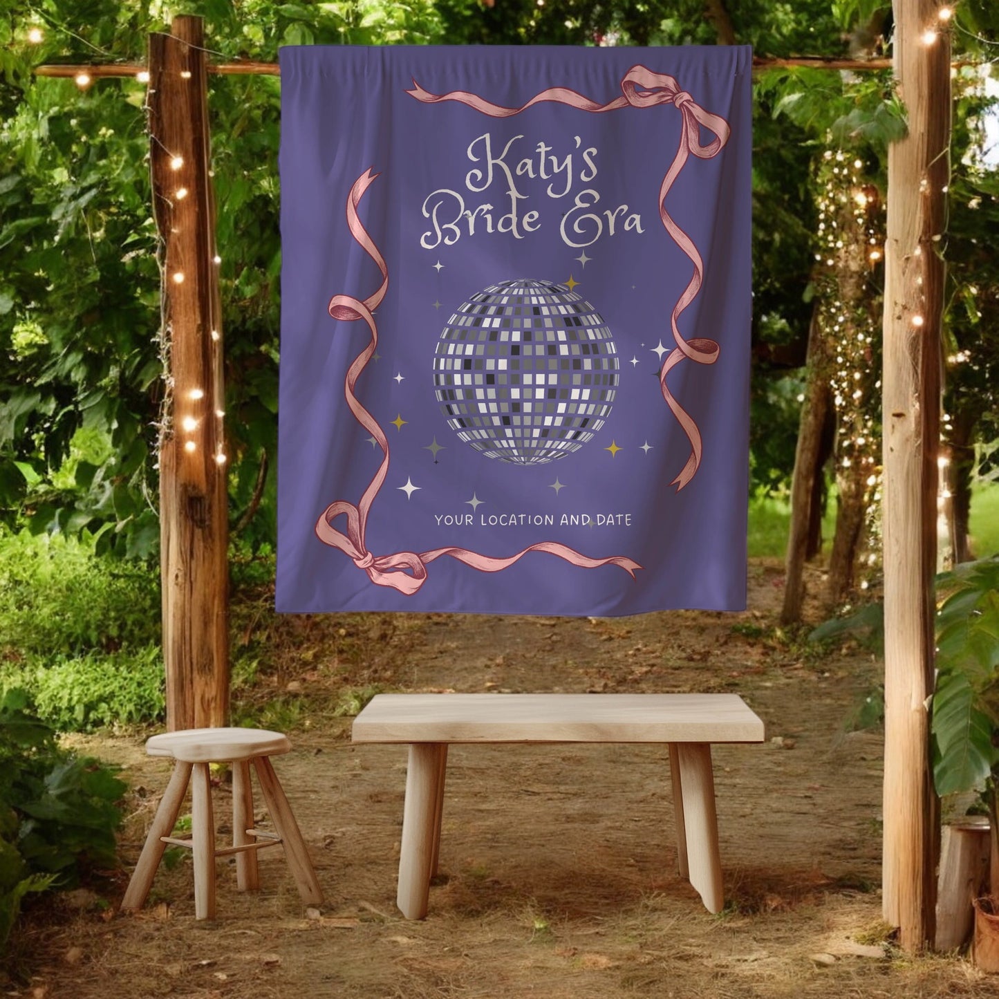 Disco Bachelorette Banner – Custom Bach Décor | #81