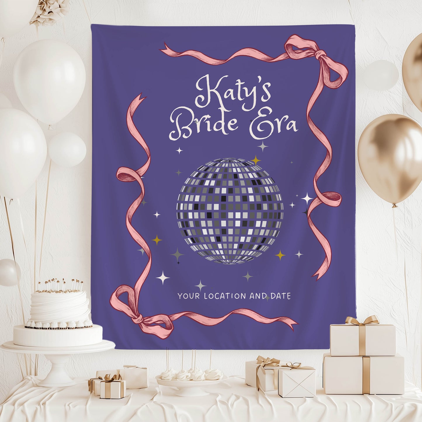 Disco Bachelorette Banner – Custom Bach Décor | #81