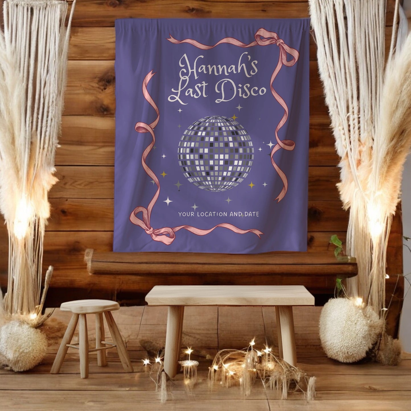 Disco Bachelorette Banner – Custom Bach Décor | #81