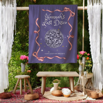 Disco Bachelorette Banner – Custom Bach Décor | #81