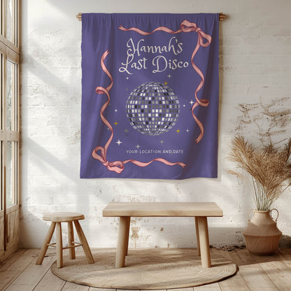 Disco Bachelorette Banner – Custom Bach Décor | #81
