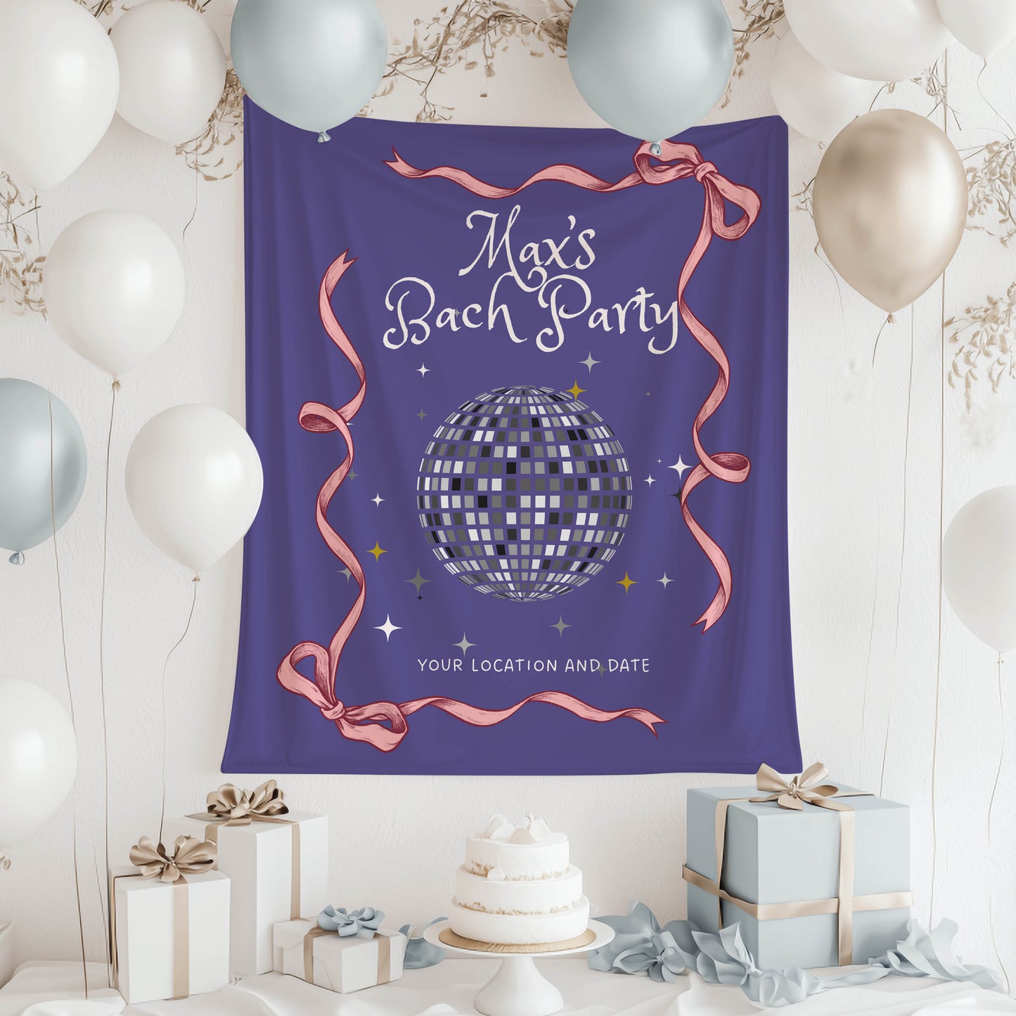 Disco Bachelorette Banner – Custom Bach Décor | #81