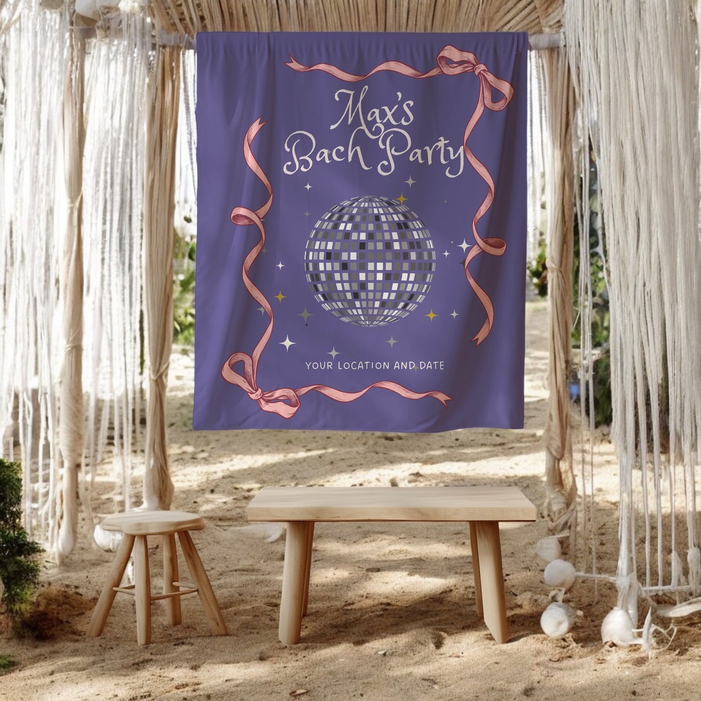 Disco Bachelorette Banner – Custom Bach Décor | #81
