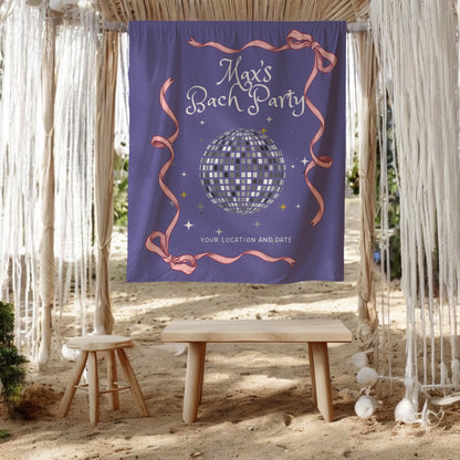 Disco Bachelorette Banner – Custom Bach Décor | #81