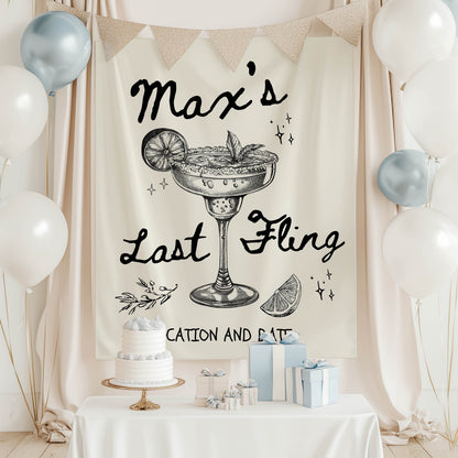 Cocktail Bachelorette Banner – Custom Bach Décor | #82