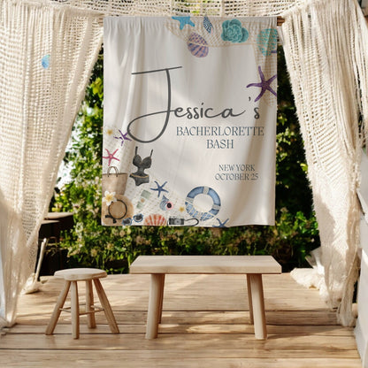 Coastal Bachelorette Sign– Custom Bach Décor | #08