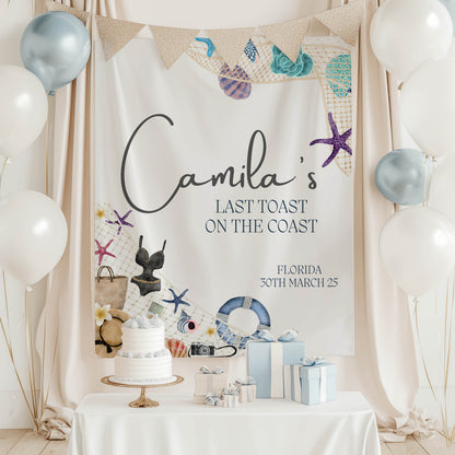 Coastal Bachelorette Sign– Custom Bach Décor | #08