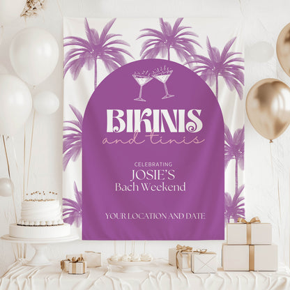 Tropical Bachelorette Sign – Custom Bach Décor | #05