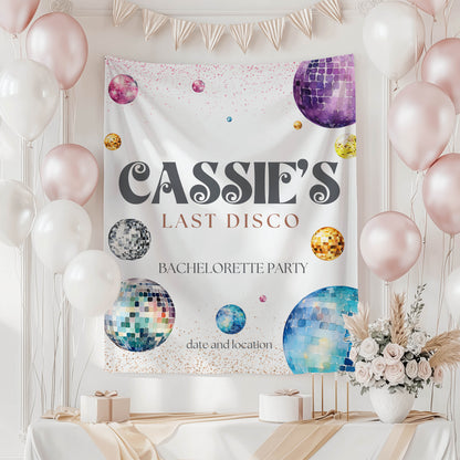 Disco Bachelorette Banner – Custom Bach Décor | #17