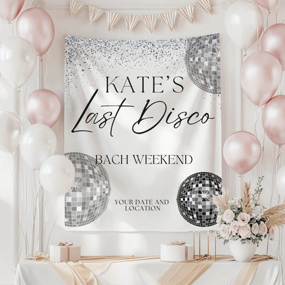 Disco Bachelorette Banner – Custom Bach Décor | #18