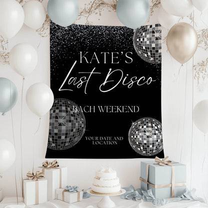 Disco Bachelorette Banner – Custom Bach Décor | #18