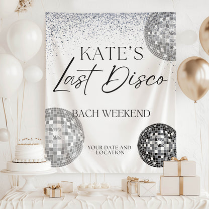 Disco Bachelorette Banner – Custom Bach Décor | #18