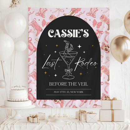 Last Rodeo Bachelorette Banner– Custom Bach Décor | #19
