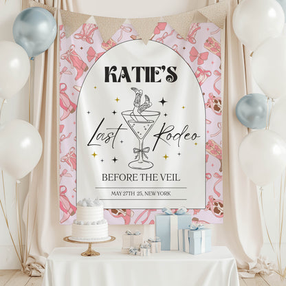 Last Rodeo Bachelorette Banner– Custom Bach Décor | #19