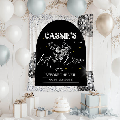 Disco Bachelorette Banner – Custom Bach Décor | #20