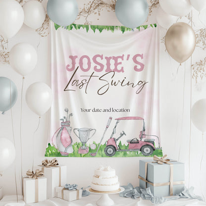 Golf Bachelorette Banner – Custom Bach Décor | #21