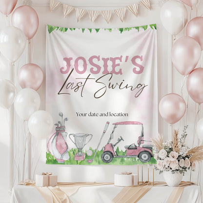 Golf Bachelorette Banner – Custom Bach Décor | #21