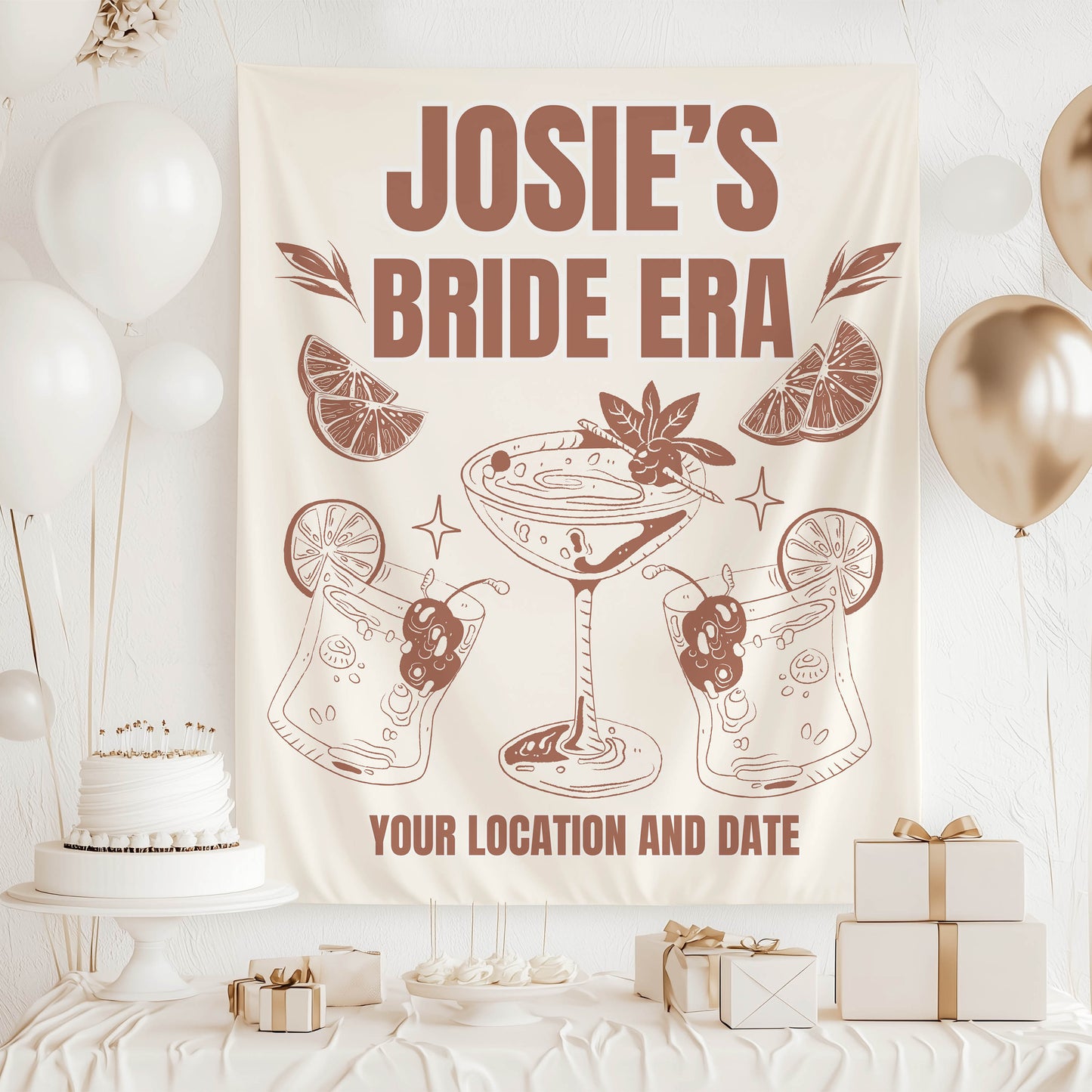 Cocktail Bach Party Banners– Custom Bach Décor | #22