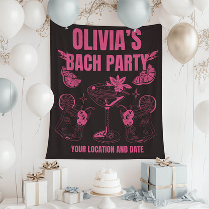 Cocktail Bach Party Banners– Custom Bach Décor | #22