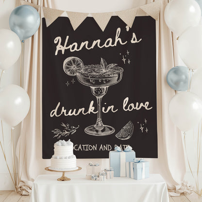 Cocktail Bachelorette Banner– Custom Bach Décor | #24