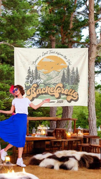 Camp Bachelorette Banner – Custom Bach Décor | #38