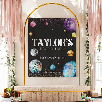 Disco Bachelorette Banner – Custom Bach Décor | #17