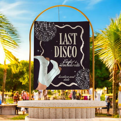 Dance and Casino Bachelorette Banner – Custom Bach Décor | #35