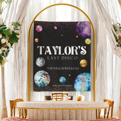 Disco Bachelorette Banner – Custom Bach Décor | #17