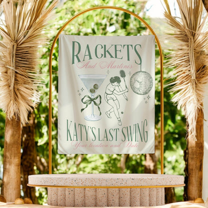 Tennis Bachelorette Banner – Custom Bach Décor | #47