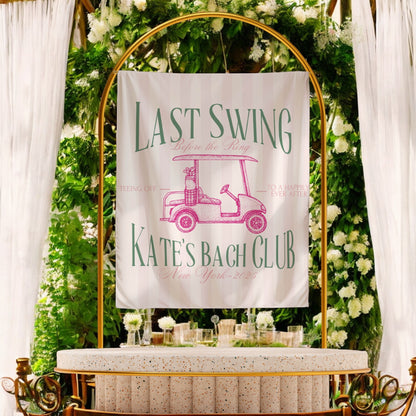 Golf Bachelorette Banner – Custom Bach Décor | #43